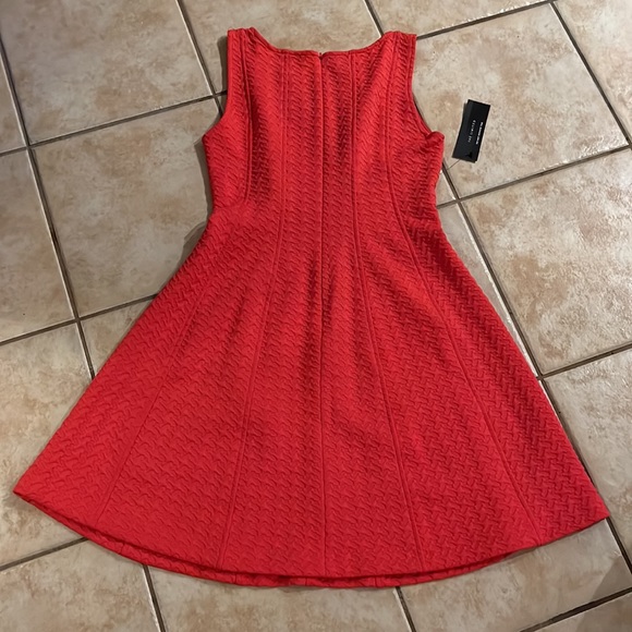 The Limited NWT XS Salmon Colored Sleeveless Fitted Textured Tank Dress - Picture 4 of 10